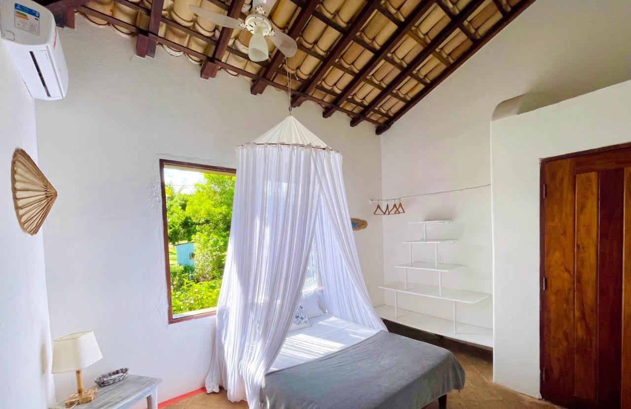 Espelho Bahia Blue House Bed & Breakfast Praia do Espelho Exterior photo