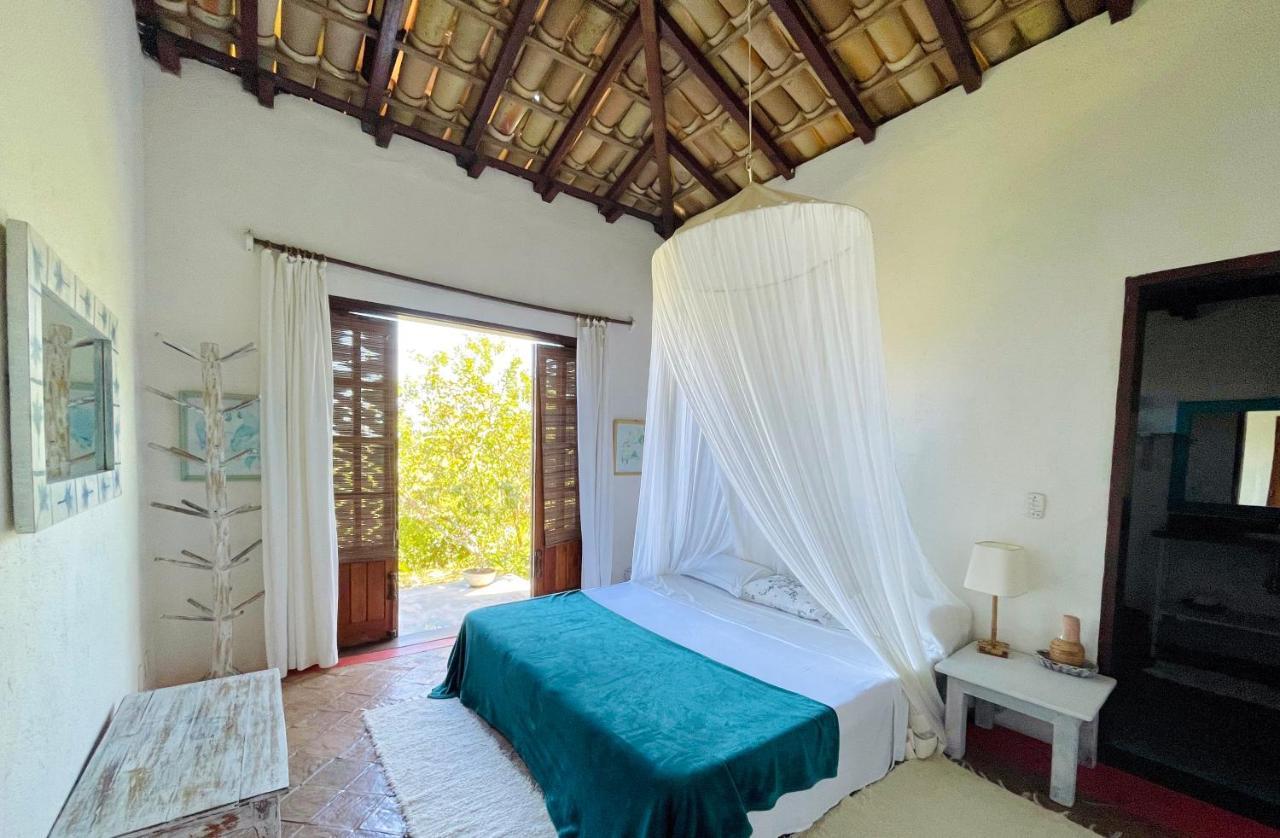 Espelho Bahia Blue House Bed & Breakfast Praia do Espelho Exterior photo