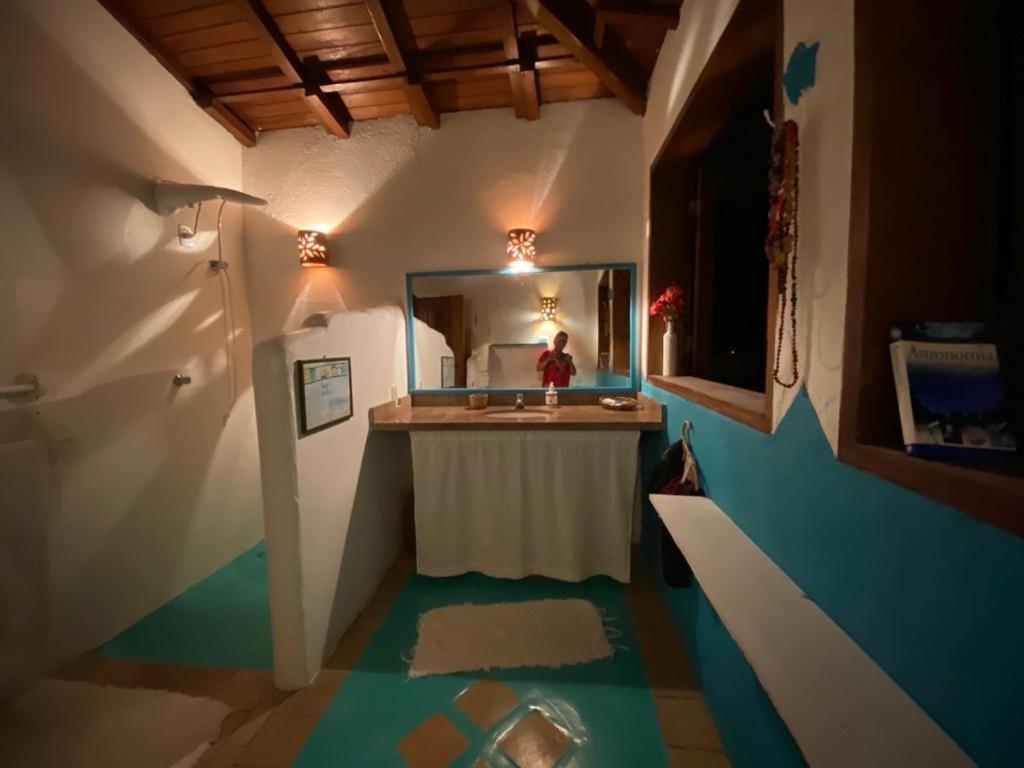 Espelho Bahia Blue House Bed & Breakfast Praia do Espelho Exterior photo